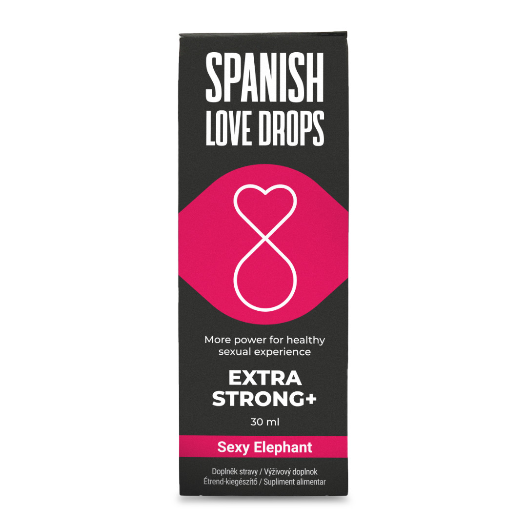Španělské mušky Růžový Slon Extra STRONG+ (30 ml)