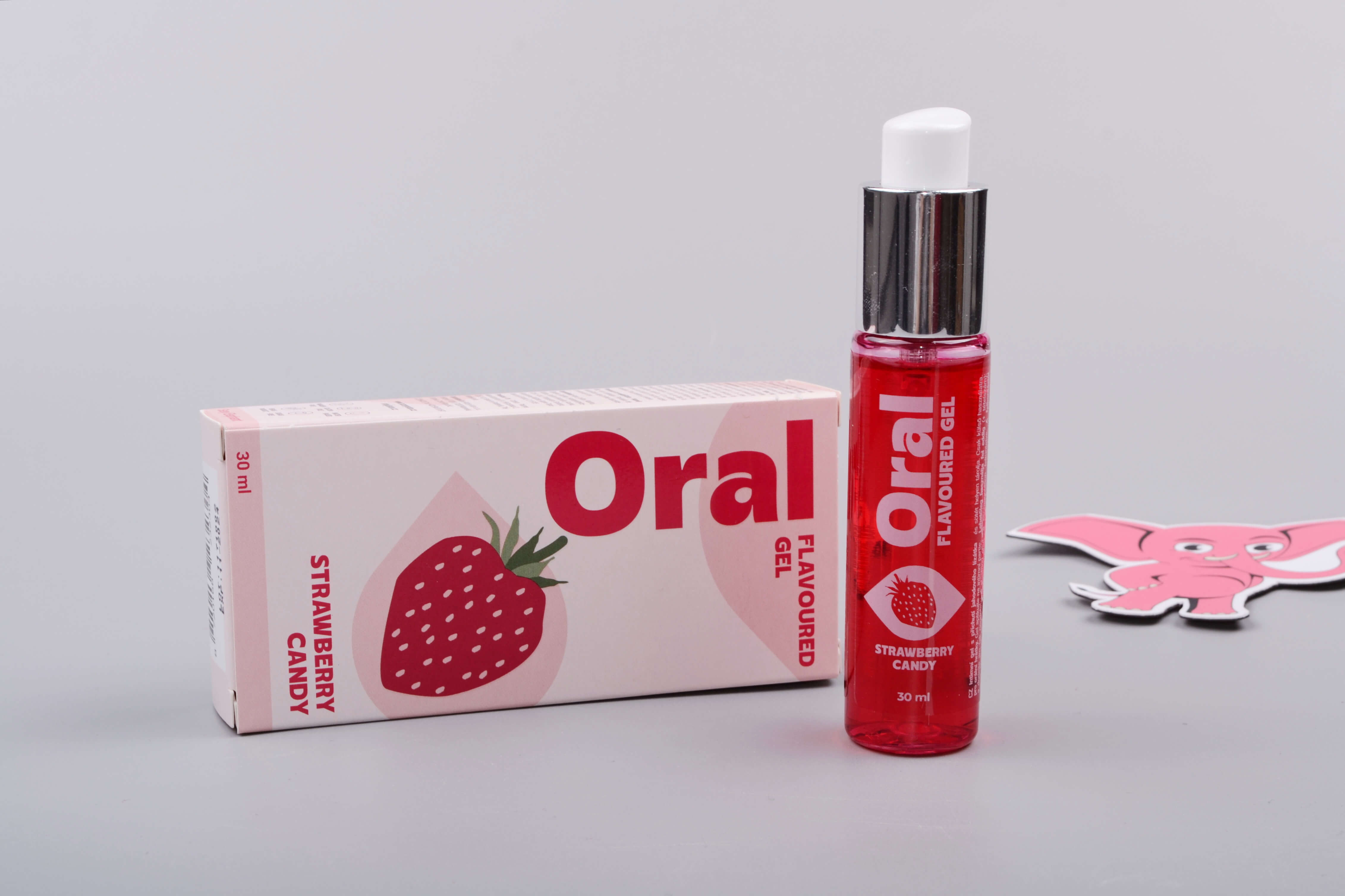 Orální lubrikační gel Strawberry Candy (30 ml)