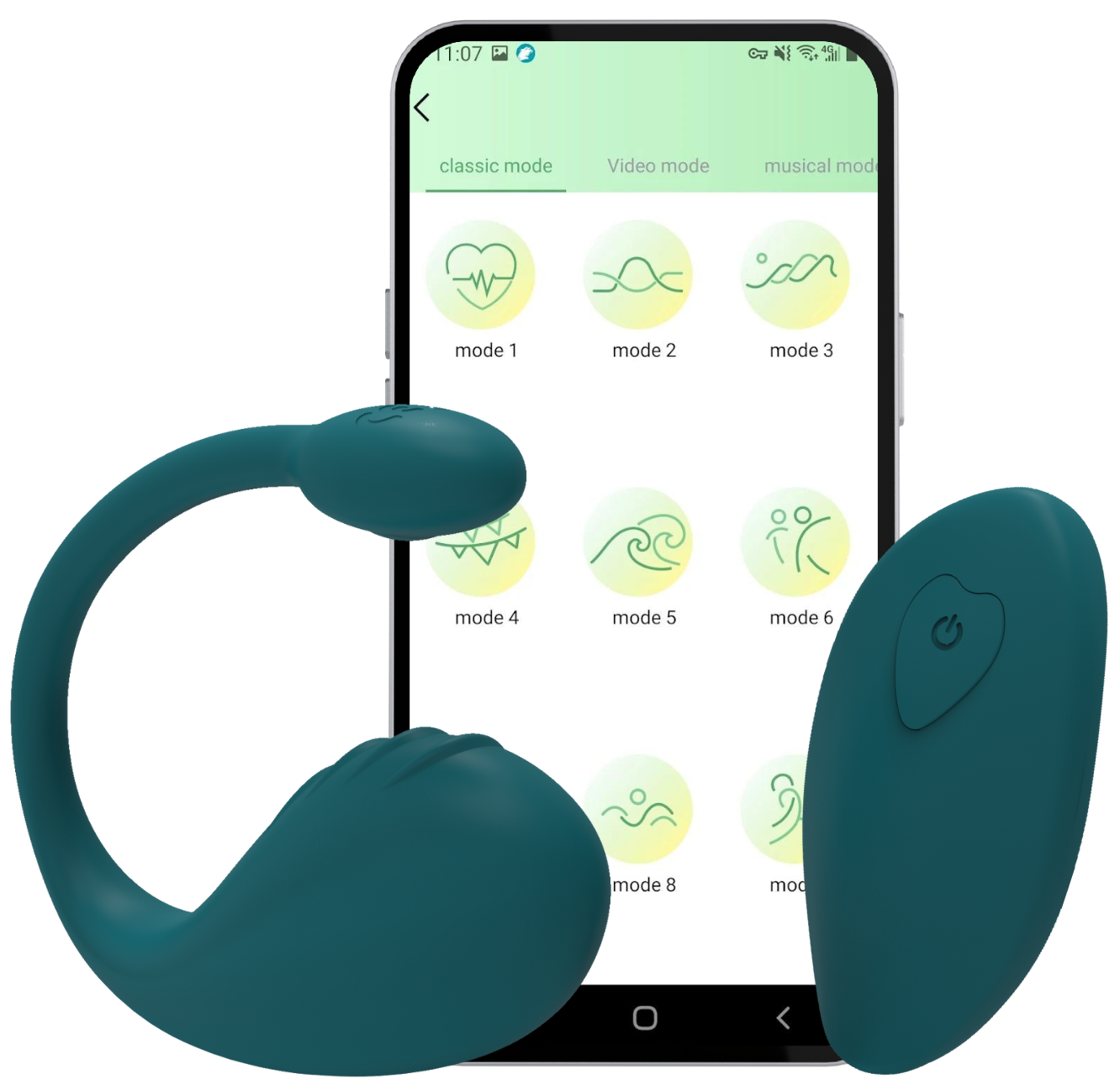 Vibrační vajíčko Mia App s dálkovým ovládáním a mobilní aplikací