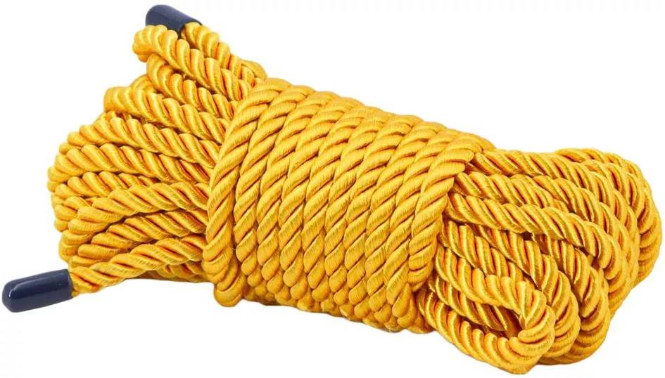 Bondážní lano Sensual Art (7,5 m), zlaté