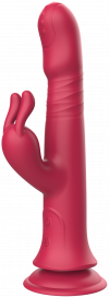 Rotačný vibrátor na klitoris s prísavkou Aphrodite Bunny Twister (24 cm)