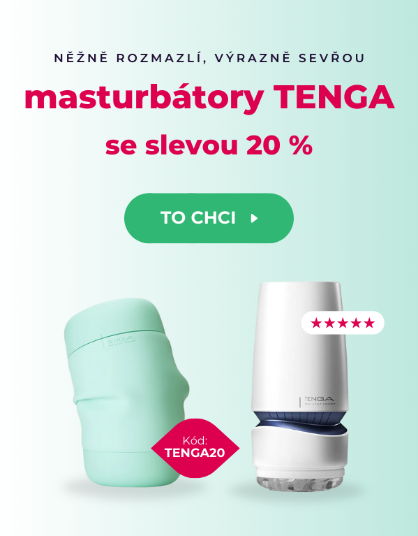 masturbátory TENGA se slevou 20 %